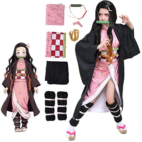 cosplay de nezuko|nezuko cosplay full set.